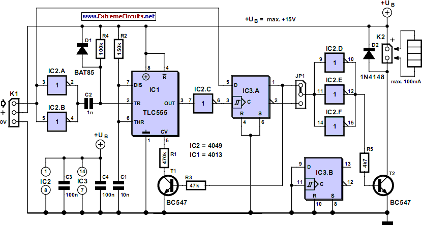Remote Control Switch Circuit